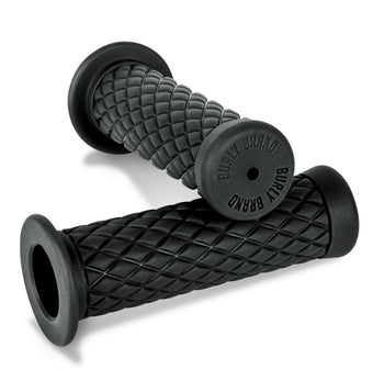 compare product Burly Brand Rubber Diamondback Grips 7/8in - Black