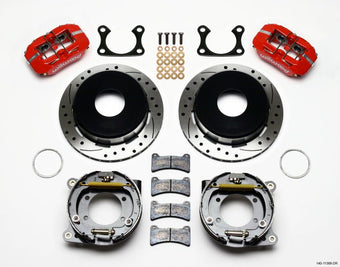 compare product Wilwood Dynapro Low-Profile 11.00in P-Brake Kit Drill-Red Big Ford 2.36in Offset Currie