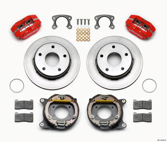 compare product Wilwood Dynapro Lug Mount P/S Park Brake Kit Red Small Ford 2.36in Off Bronco 5 x 5.50