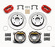 Wilwood Dynapro Lug Mount P/S Park Brake Kit Red Small Ford 2.36in Off Bronco 5 x 5.50 - My Store