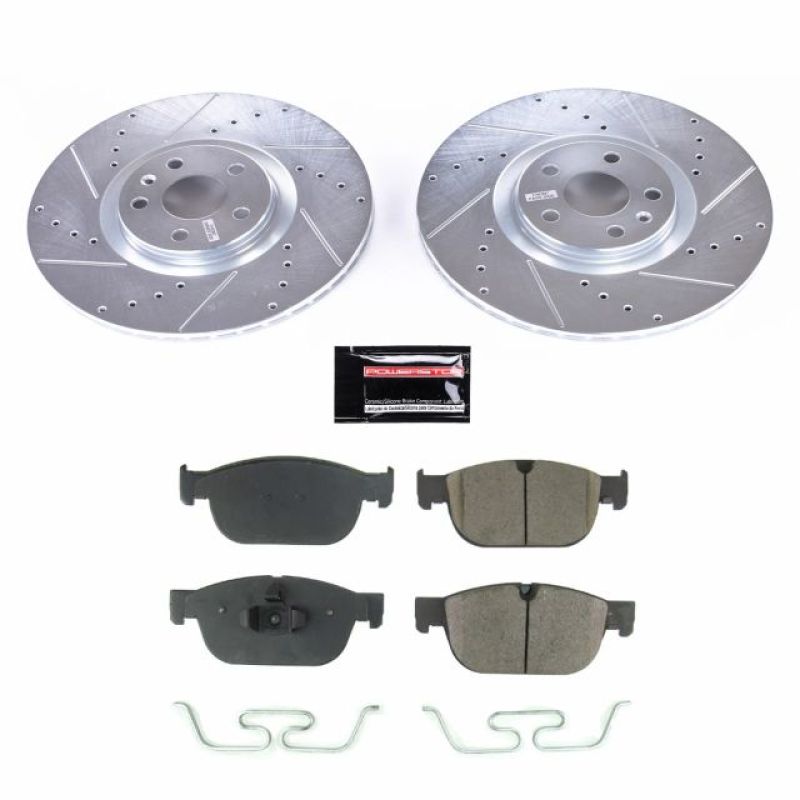 Power Stop 17 - 18 Volvo S90 Front Z23 Evolution Sport Brake Kit - My Store