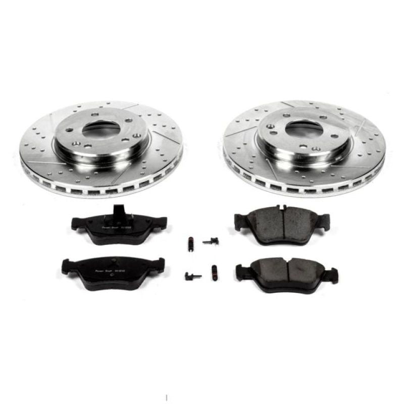 Power Stop 99 - 00 Mercedes - Benz C230 Front Z23 Evolution Sport Brake Kit - My Store