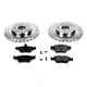 Power Stop 99 - 00 Mercedes - Benz C230 Front Z23 Evolution Sport Brake Kit - My Store