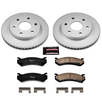 compare product Power Stop 02-06 Cadillac Escalade Front Z17 Evolution Geomet Coated Brake Kit