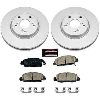 compare product Power Stop 13-17 Honda Accord Front Z17 Evolution Geomet Coated Brake Kit