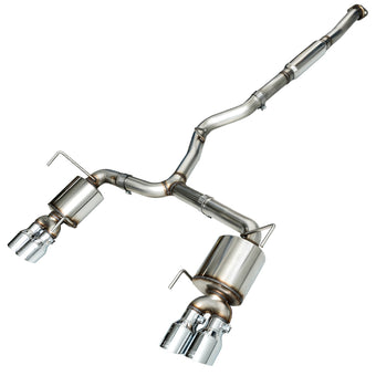 compare product AWE Tuning 2015+ Subaru WRX VA Sedan Touring Edition Exhaust - Chrome Silver Tips (102mm)