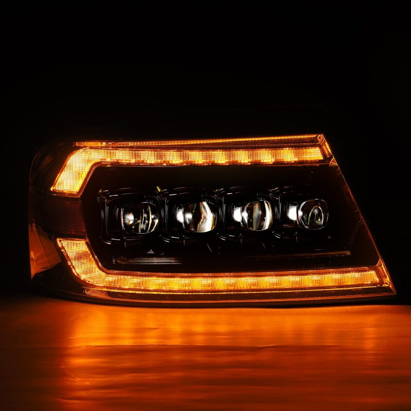 AlphaRex 04 - 08 Ford F - 150 (No 2004 Heritage) NOVA - Series LED Proj HL Chrome w/Actv Light / Seq. Sig - My Store