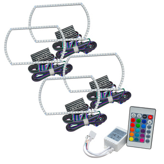 compare product Oracle Chevy Silverado 14-15 Halo Kit Projector Style - ColorSHIFT w/ Simple Controller