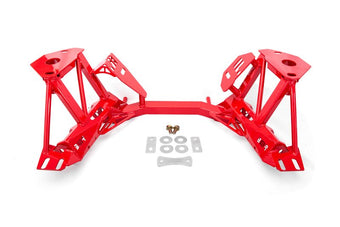 compare product BMR 79-95 Ford Mustang K-Member Premium Version w/Spring Perches - Red