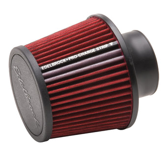 compare product Edelbrock Air Filter Pro-Flo Series Conical 6 5In Tall Red/Black