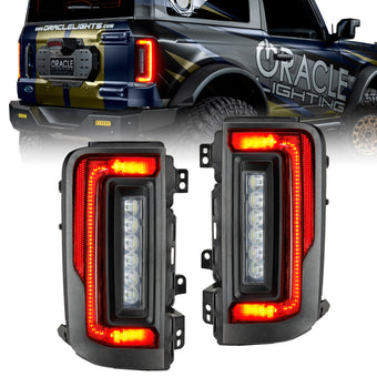 compare product Oracle 21-25 Ford Bronco Flush Style Lensless LED Tail Lights - Tinted