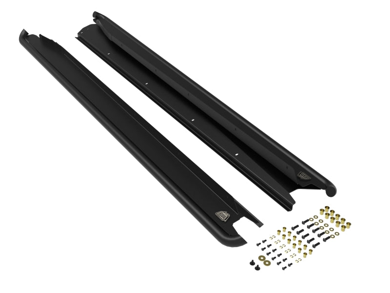 aFe POWER 20 - 23 Subaru Outback H4 2.4L (t) / H4 2.5L Terra Guard Trail Slider Steps - Black - My Store