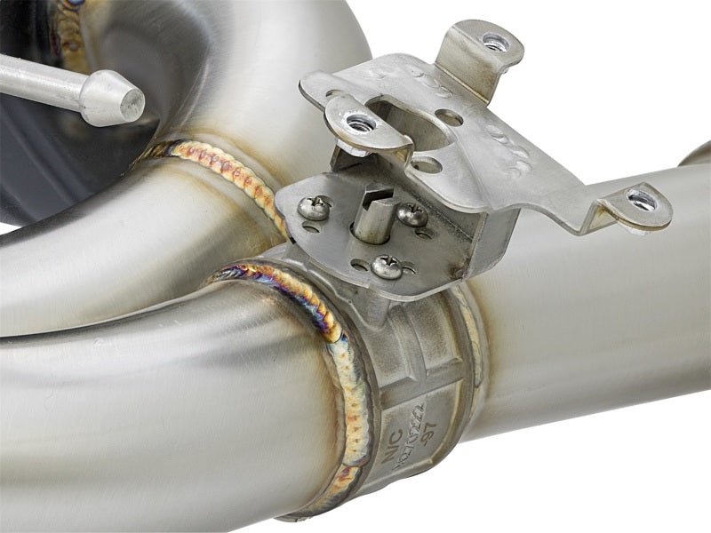 aFe MACHForce XP 16 - 17 BMW 340i/iX 440i/iX L6 - 3.0L (t) SS Axle - Back Exhaust w/Polished Tips - My Store