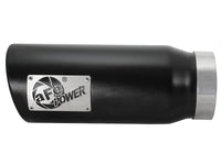 aFe MACH Force - Xp Universal Exhaust Tip 4 IN Inlet x 5 IN Outlet x 12 IN L - Black Tip - My Store
