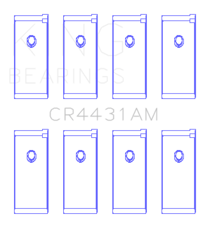 King Engine Bearings Nissan (Size STD) Rod Bearing Set - My Store
