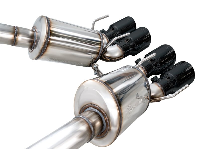AWE Tuning C6 Chevrolet Corvette Z06/ZR1 Touring Edition Axle - Back Exhaust w/ Diamond Black Tips - My Store
