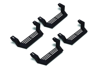 compare product Rampage 1999-2019 Jeep Rock Rail Short Step Universal 4 Piece Set - Black