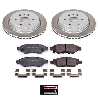 compare product Power Stop 2011 Saab 9-4X Rear Semi-Coated Rotor Kit