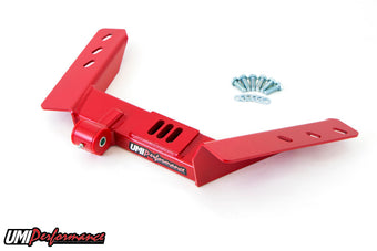 compare product UMI Performance 82-92 GM F-Body TH400 Tunnel Brace Front Mount- Red