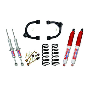 compare product Skyjacker 3in Upper A-Arm Kit w/ Performance Struts Rear Coils & Hydro Shocks
