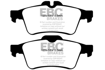 compare product EBC 08-10 Chevrolet Cobalt 2.0 Turbo (SS) Greenstuff Rear Brake Pads