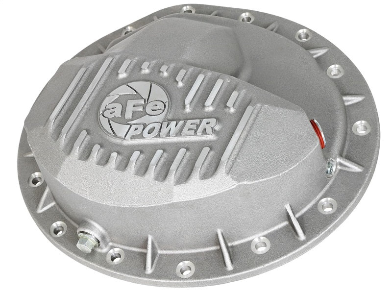 aFe Power Rear Differential Cover Raw w/Machined Fins Street Ser. 16 - 17 Nissan Titan XD (AAM 9.5 - 14) - My Store
