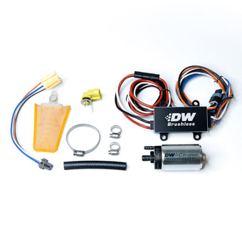 compare product DeatschWerks DW440 440lph Brushless Fuel Pump Single/Dual Controller w/ Install Kit 93-07 Subaru WRX