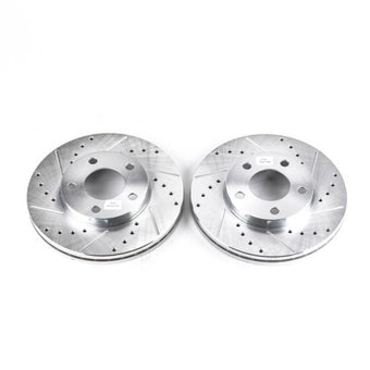 compare product Power Stop 94-04 Ford Mustang Front Evolution Drilled & Slotted Rotors - Pair