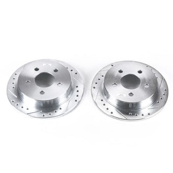 compare product Power Stop 04-05 Buick Century Rear Evolution Drilled & Slotted Rotors - Pair