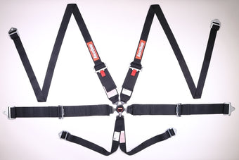 compare product RaceQuip Black SFI CAMLOCK 6pt PU Lap HNR Seat Belt