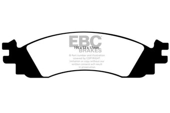 compare product EBC 06-10 Ford Explorer 4.0 2WD Greenstuff Front Brake Pads