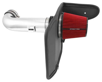 compare product Spectre 10-12 Chevy Camaro V8-6.2L F/I Air Intake Kit - Clear Anodized w/Red Filter