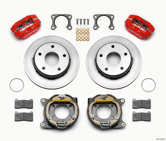 compare product Wilwood Dynapro Lug Mount P/S Park Brake Kit Red Big Ford 2.36in Off Bronco 5 x 5.50