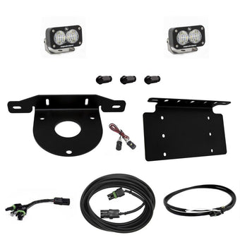 compare product Baja Designs 2021+ Ford Bronco Dual S1 Sport W/C Reverse Kit w/Lic Plate w/Upfitter