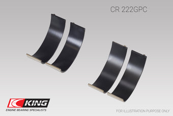 compare product King Engine Bearings BMW N55B30A Sputter Replacement Rod Bearing Set - Size STD (2 Pair)
