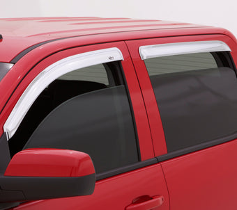 compare product AVS 11-18 Jeep Grand Cherokee Ventvisor Outside Mount Front & Rear Window Deflectors 4pc - Chrome