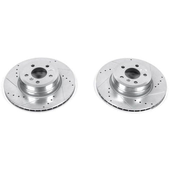 compare product Power Stop 07-18 BMW X5 Rear Evolution Drilled & Slotted Rotors - Pair