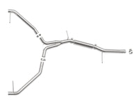 aFe 20 - 21 Audi A4 L4 - 2.0L (t) MACH Force - Xp 3in to 2 - 1/2in 304 SS Axle - Back Exhaust System - My Store