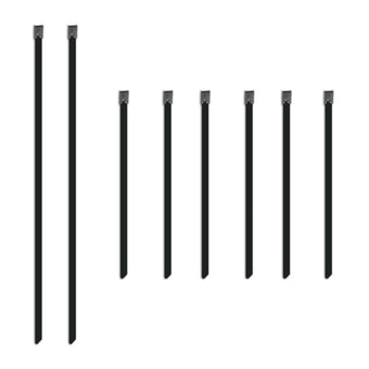 compare product Mishimoto Set of Six 6in & Two 14in Stainless Steel Locking Ties