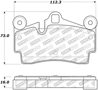 compare product StopTech Street Touring Brake Pads