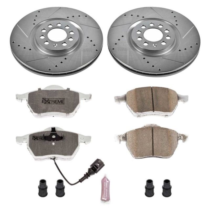 Power Stop 99 - 06 Audi TT Front Z26 Street Warrior Brake Kit - My Store