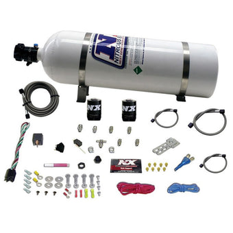 compare product Nitrous Express All Sport Compact EFI Single Nozzle Nitrous Kit (35-50-75 HP) w/15lb Bottle