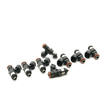 compare product DeatschWerks Set of 8 2400cc/min Injectors for Cadillac CTS-V 6.2 LSA 09-15 EV14 Universal