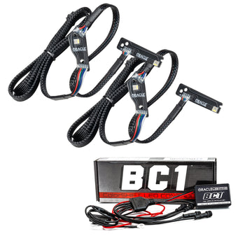 compare product Oracle 15-21 Nissan GT-R RGB+W Lightning Bolt Headlight DRL Kit w/ BC1 Controller