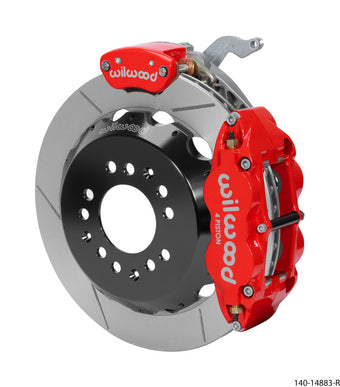 compare product Wilwood Narrow Superlite 4R-MC4 Red Rear Kit 12.88in Slotted Rotor 88-96 Chevy Corvette C4