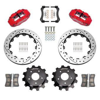 compare product Wilwood 89-02 Nissan Skyline Superlite 4R Rear BBK w/ 13.50in Diameter D/S Rotor - Red
