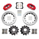 Wilwood 89 - 02 Nissan Skyline Superlite 4R Rear BBK w/ 13.50in Diameter D/S Rotor - Red - My Store