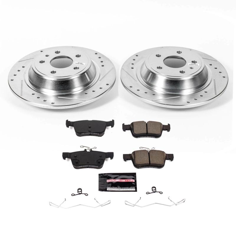 Power Stop 2020 Ford Fusion Rear Z23 Evolution Sport Brake Kit - My Store