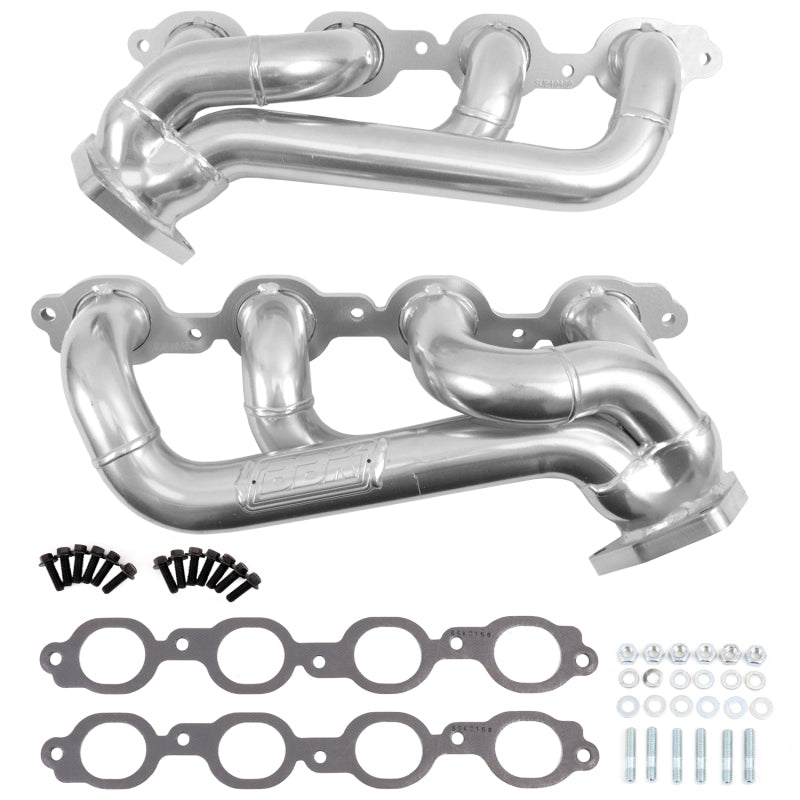 BBK 19 - 24 GM Full Size 5.3/6.2L Shorty Headers (Silver Ceramic) - My Store