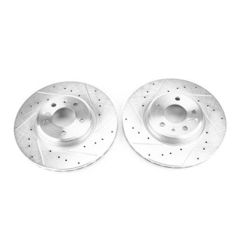 compare product Power Stop 17-19 Audi A4 Front Evolution Drilled & Slotted Rotors - Pair